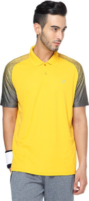 

Proline Printed Men's Polo Neck Yellow T-Shirt
