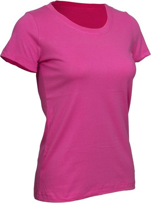 

Decathlon - Domyos Solid Women's Round Neck Pink T-Shirt