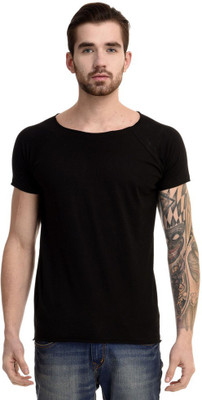 

Mi Moda Solid Men's Round Neck Brown T-Shirt