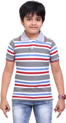 

FabTag - Dongli Boys Printed T Shirt(Grey, Pack of 1, Multicolor