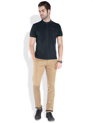 

Parx Solid Men's Polo Neck Blue T-Shirt