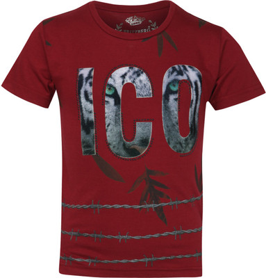 

Fritzberg Boys Printed T Shirt(Red