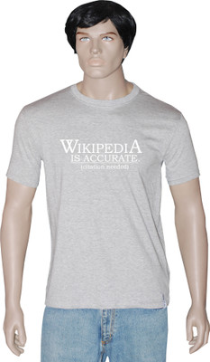 

Tshirt.in Graphic Print Men's Round Neck Grey T-Shirt, Grey melange