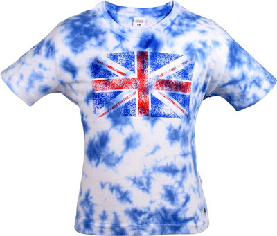 

Gkidz Boys Printed Cotton T Shirt(Blue, Pack of 1