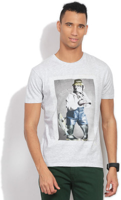 

Wrangler Men's T-Shirt, Grey mel