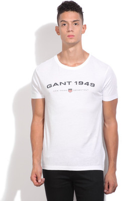 

Gant Printed Men's Round Neck White T-Shirt, 110