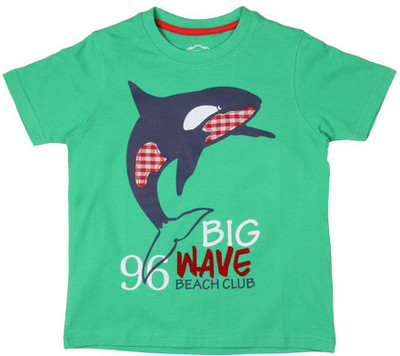 

Chalk by Pantaloons Boys Printed T Shirt(Green, Pack of 1