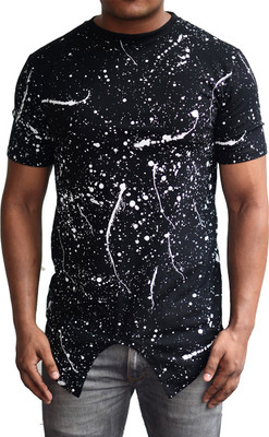 

Fugazee Lifestyle Printed Men's Round Neck Black, White T-Shirt