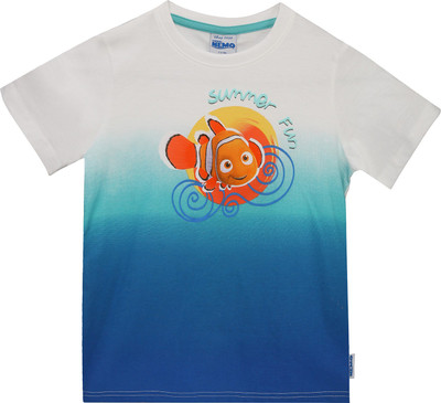 

Disney Boys Printed T Shirt(White, Pack of 1