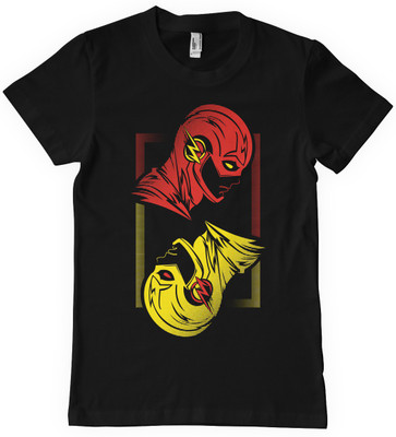 

DNA Graphic Print Men's Round Neck Black T-Shirt