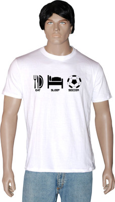 

Tshirt.in Graphic Print Men's Round Neck White T-Shirt, Pearl white