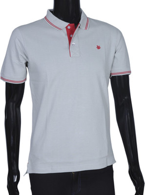 

Bib & Tucker Solid Men's Polo Neck Grey T-Shirt, Drizzle