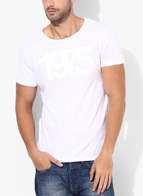 

Jack & Jones Graphic Print Men's Round Neck White T-Shirt