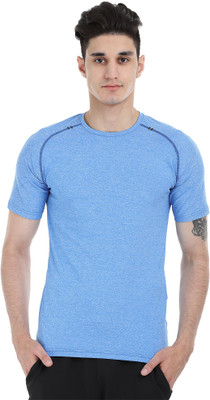 

Zobello Solid Men's Round Neck Light Blue T-Shirt, Multicolor