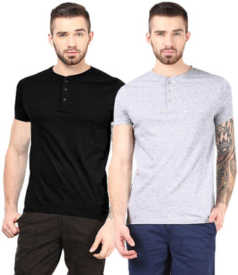 

Gallop Solid Men's Henley Multicolor T-Shirt
