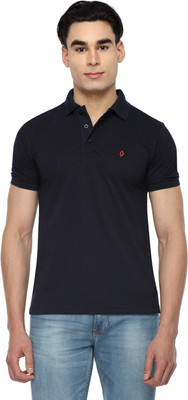 

Digo Solid Men's Polo Neck Dark Blue T-Shirt, Navy blue