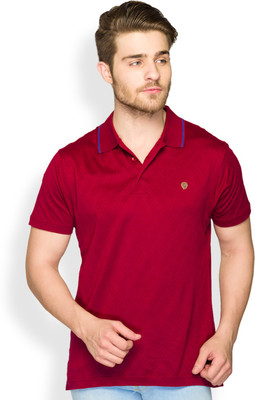 

Raymond Checkered Men's Polo Neck Maroon T-Shirt