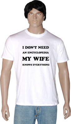 

Tshirt.in Graphic Print Men's Round Neck White T-Shirt, Pearl white