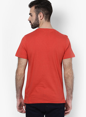 

Jack & Jones Graphic Print Men' Round Neck Red, White T-Shirt, Baked apple