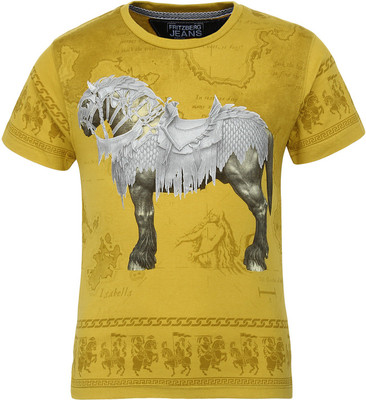

Fritzberg Boys Printed T Shirt(Yellow
