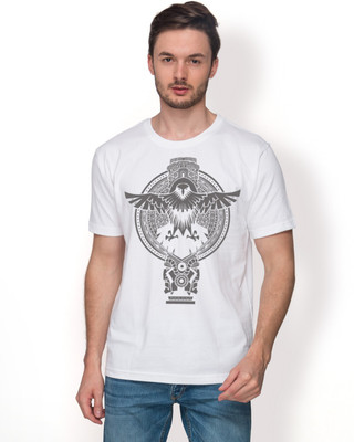 

Leviticus Graphic Print Men's Round Neck White T-Shirt