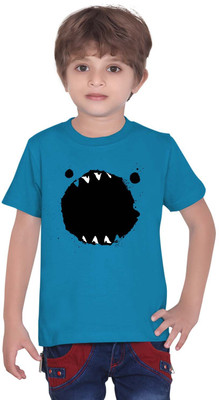 

Tantra Boys Graphic Print Cotton T Shirt(Blue, Pack of 1), Blue bell