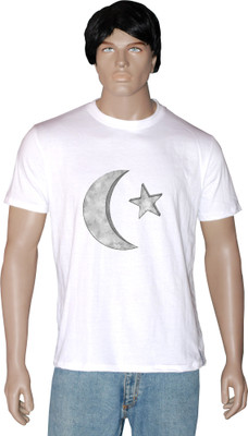 

Tshirt.in Graphic Print Men's Round Neck White T-Shirt, Pearl white