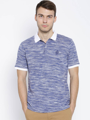 

Blackberrys Solid Men's Polo Neck Blue T-Shirt, Nyam16x/air blue