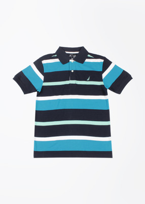 

Nautica Boys Solid Cotton T Shirt(Multicolor, Pack of 1, 499