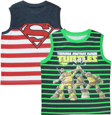 

Hoodz Striped Men's Round Neck Red, Green T-Shirt(Pack of 2), Green;red