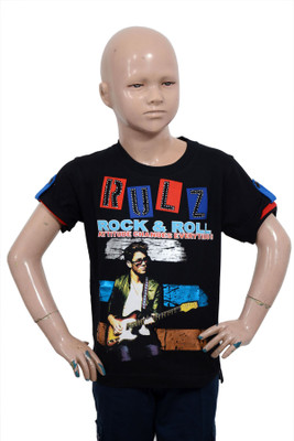 10% OFF on Puppet Nx Boys Printed T Shirt(Black, Pack of 1) 10% OFF on Puppet Nx Boys Printed T Shirt(Black, Pack of 1)