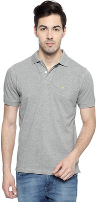 

Allen Solly Solid Men V-neck Grey T-Shirt