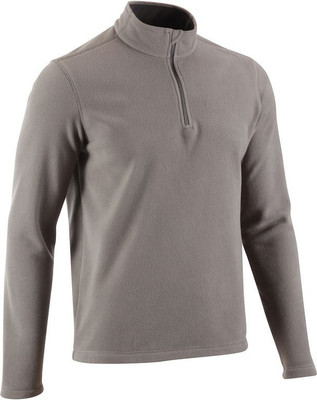 

Decathlon - Quechua Solid Men's Turtle Neck Grey T-Shirt, Quechua grey