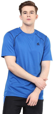 

Aurro Solid Men's Round Neck Blue T-Shirt