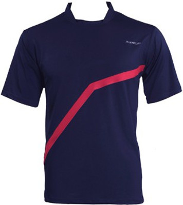 

Freestyle Striped, Solid Men's Round Neck Blue T-Shirt
