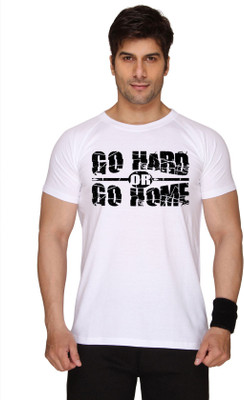 

SayItLoud Printed Men's Round Neck White T-Shirt