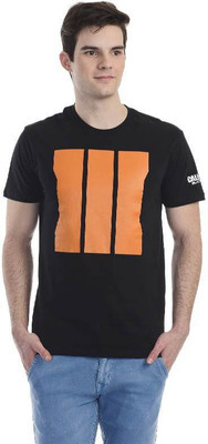 

Call Of Duty Printed Men's Round Neck Black T-Shirt