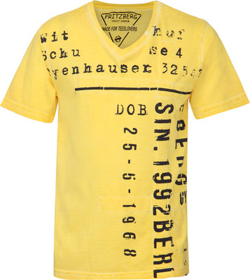 

Fritzberg Boys Printed T Shirt(Yellow