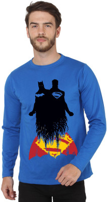 

SayItLoud Printed Men's Round Neck Blue T-Shirt, Royal blue