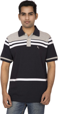 

Red Line Solid Men's Polo Neck Dark Blue T-Shirt