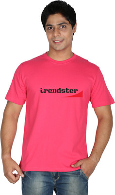 

Trendster Printed Men's Round Neck Red T-Shirt