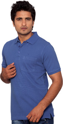 64% OFF on LUCfashion Solid Men's Polo Neck Blue T-Shirt 64% OFF on LUCfashion Solid Men's Polo Neck Blue T-Shirt