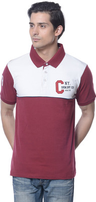 

Carve Solid Men's Polo Neck Red T-Shirt