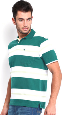 

Vivaldi Striped Men's Polo Neck Blue T-Shirt, Deeplake