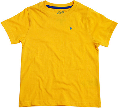 

SuperYoung Boys Solid T Shirt(Yellow, Pack of 1