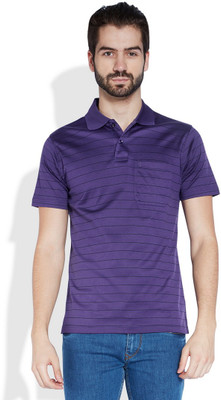 

Raymond Solid Men's Polo Neck Purple T-Shirt