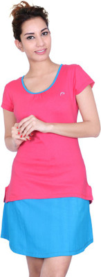 

Proline Solid Women's Round Neck Orange T-Shirt