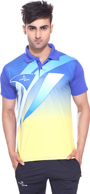 

Sport Sun Printed Men' Polo Neck Multicolor T-Shirt