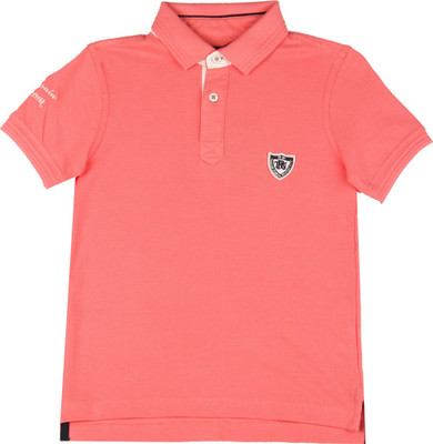 

Indian Terrain Solid Cotton T Shirt(Pink, Pack of 1