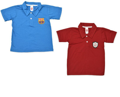 

Indirang Boys Solid T Shirt(Red, Pack of 2